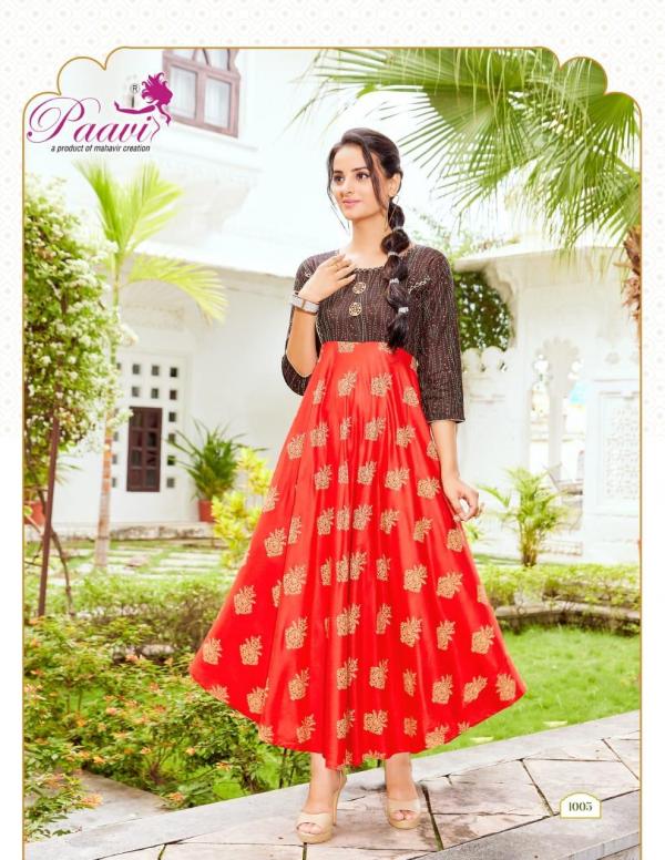 Paavi Passions Vol 3 Fancy rayon Designer Long Kurti Collection